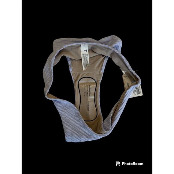 *NWT, Lululemon, Smocked Mid-Rise Skimpy Bikini Bottom, Sz 6 - Picture 4 of 5